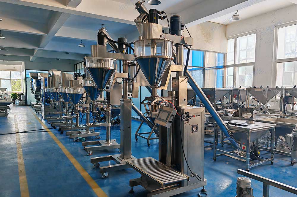 粉體半自動榴莲视频免费观看進行分裝